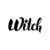 Witch Lettering Card