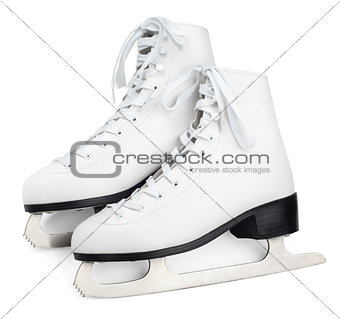 White figure skates