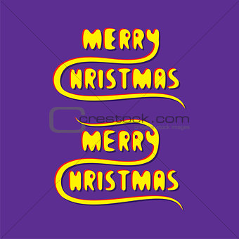 merry christmas greeting card design