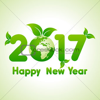 Creative New Year Greeting for 2017