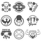 Vintage Weight Lifting Label and Sticker