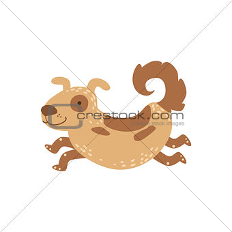 Medium SIzed Spotted Dog Running