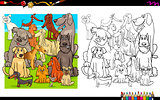 dog characters for coloring