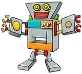 robot cartoon character