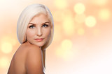 Aesthetics beauty facial skincare concept woman face