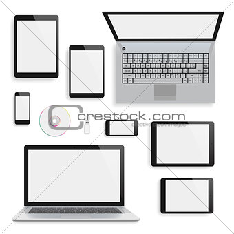 Laptops, tablets and smartphones