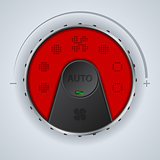 Air condition gauge with red lcd and two buttons