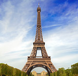 Autumnal Paris with Eiffel Tower
