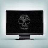 monitor code skull