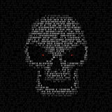 code texture skull