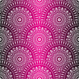 Purple shiny gradient vintage seamless pattern