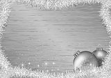 Silver Christmas Background