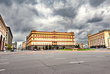 Lubyanka square by FSB and KGB headquarters.