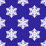Seamless snowflake background