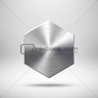 Abstract polygon Button Template