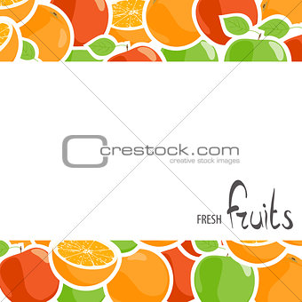 Oranges and apples design