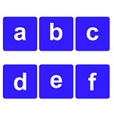 Basic Font for Letters.
