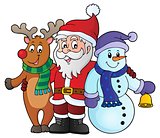 Christmas characters theme image 1