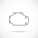Check engine outline icon