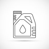 Engine oil outline icon