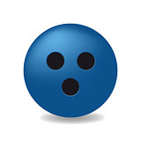 blue ball with the black holes