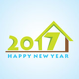 happy new year 2017 design