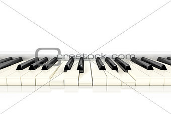 classic piano keys background
