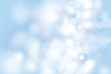 blue bokeh background for christmas and greeting card