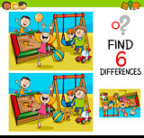 game of differences with kids