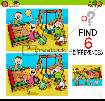 game of differences with kids