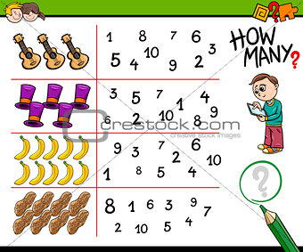educational counting activity for kids