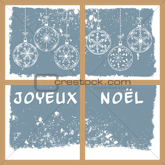 french christmas background