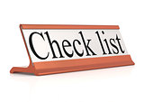 Check list table tag isolated