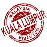 Red Kuala Lumpur stamp 