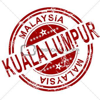 Red Kuala Lumpur stamp 