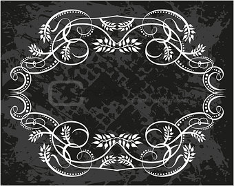 Decorative frame with pattern