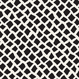 Vector Seamless Black and White Distorted Pavement Pattern