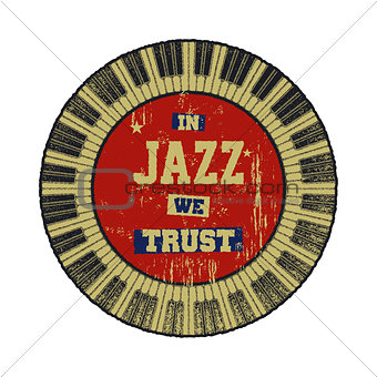 In Jazz we trust.