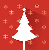 christmas tree vector illustration 