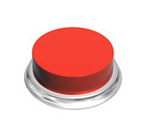 3d button of red color