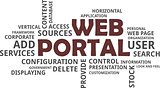 word cloud - web portal