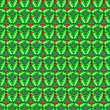 Seamless holly berries pattern.