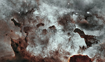 Dust Pillars in the Carina Nebula.