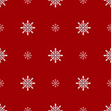 Christmas snowflakes seamless background.
