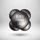 Black Friday Sale Bubble Badge
