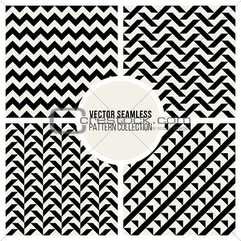 Vector Seamless Geometric Pattern Collection