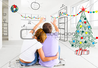 couple planning to decorate new apartment
