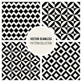 Vector Seamless Square Geometric Pattern