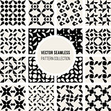  Vector Seamless Black And White Geometric Pattern