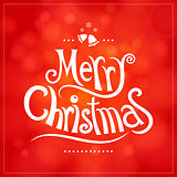Merry christmas greeting card decoration background